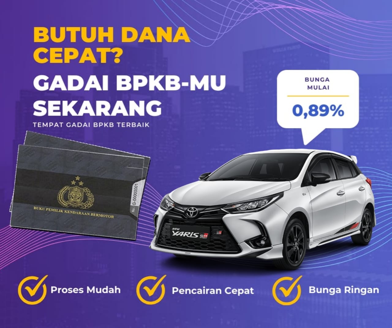 Kredit Jaminan Bpkb Mobil Toyota Yaris Dapat Dana Berapa? Seperti Ini Simulasinya